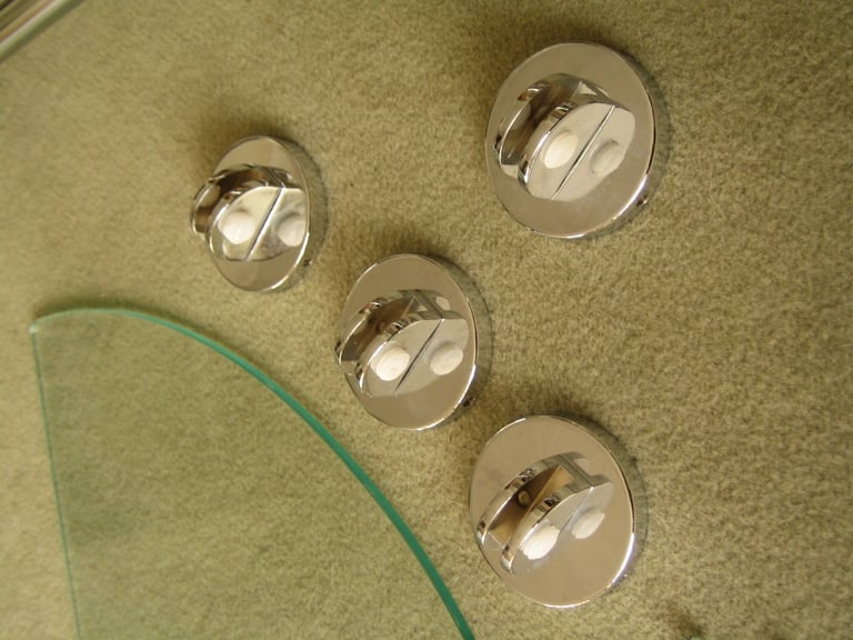 Bathroom mirror and accessories