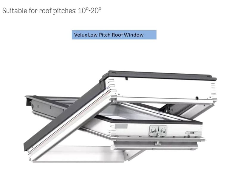 image for Low Pitch Velux Windows (x 2) - 94 x 98 cm