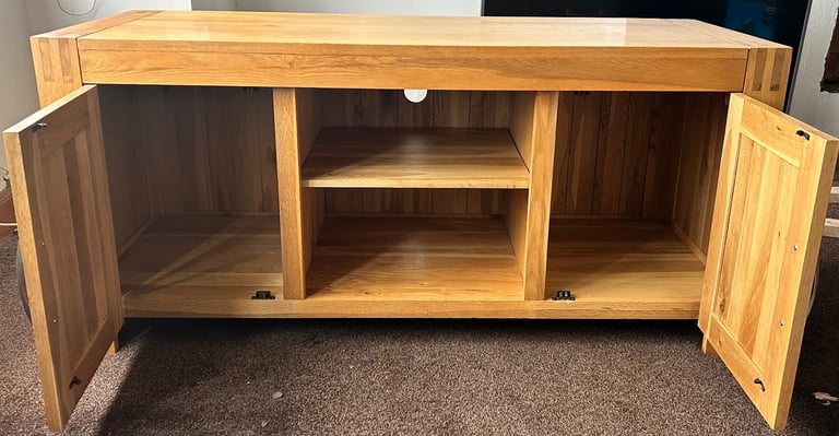 Aston Solid Oak TV Cabinet