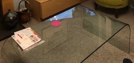 Curved Glass Coffee Table