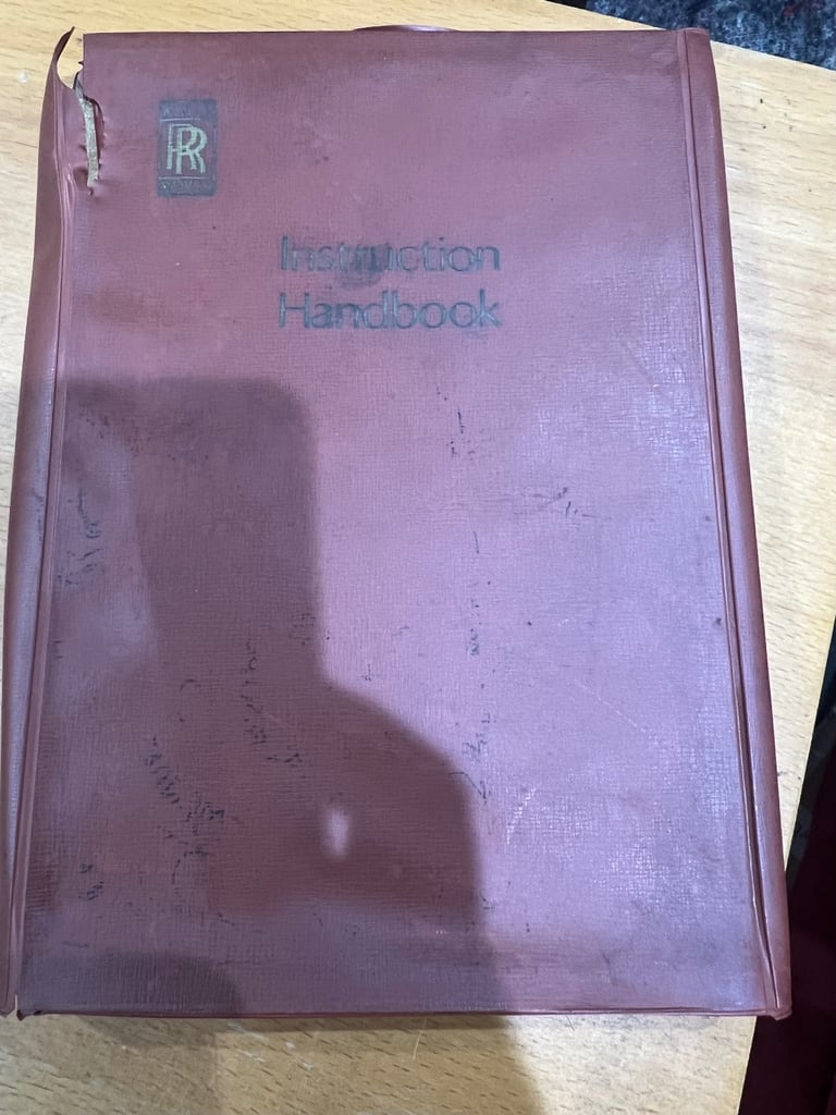 Owner´s Manual Rolls Royce Corniche / Bentley Handbook Cabrio & Convertible 1973
