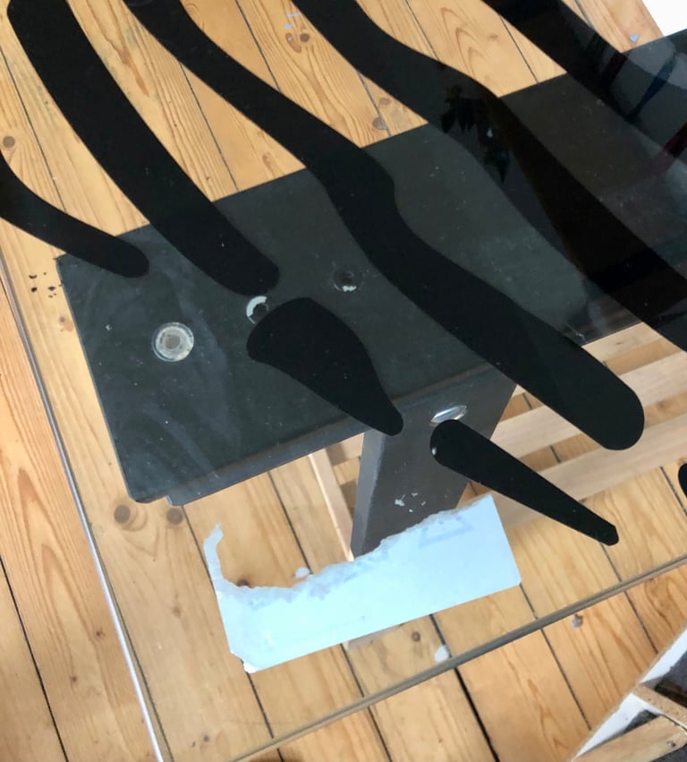 Ikea glass desk