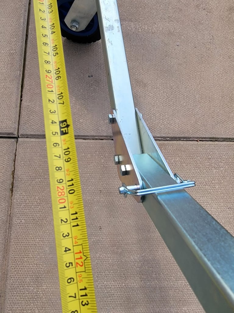 Folding portable kayak or boat trailer.