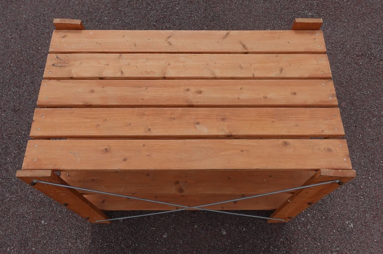 Ikea 3 Shelf Unit. Wooden Storage Cabinet Bedroom Shelves Garage Workbench Large