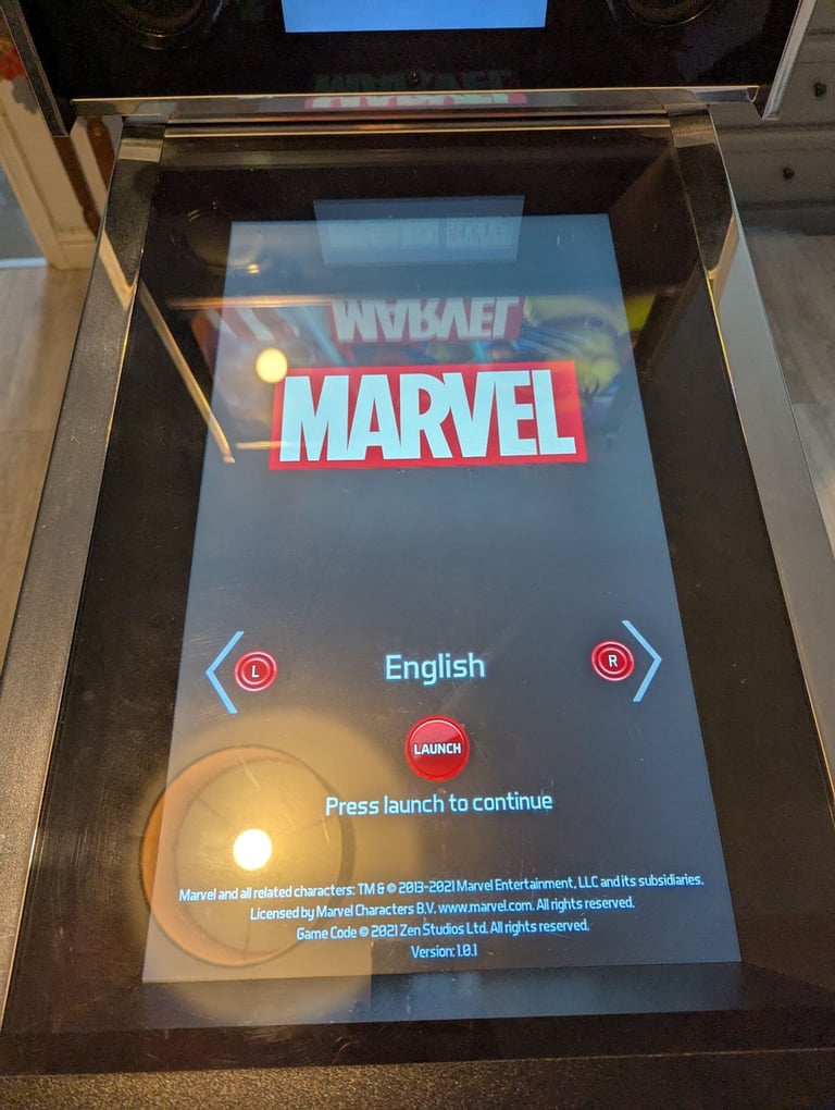 Marvel themed Digital Pinball machine - 10 boards