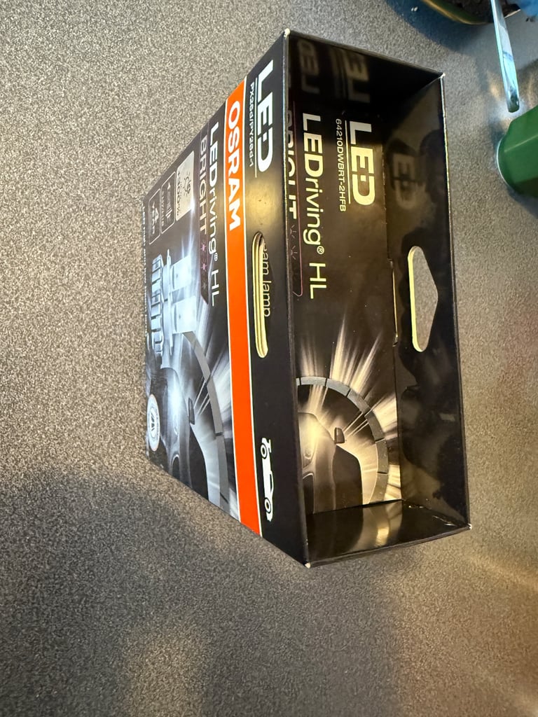 OSRAM x2 LEDriving HL Bright H7 up to +300%, 6000K, Brand NEW, Sealed
