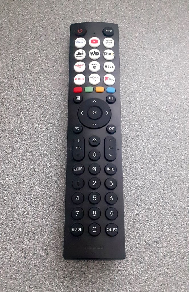 Hisense remote control 