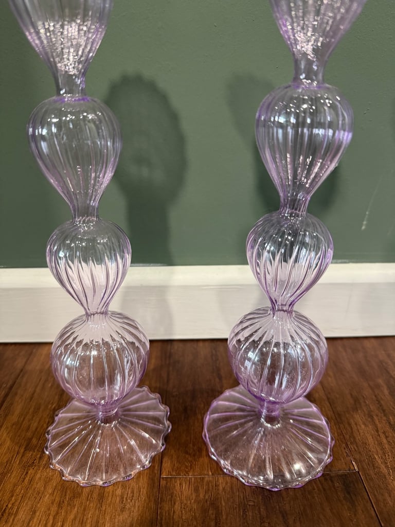 Glass Candle Holders – Elegant Design