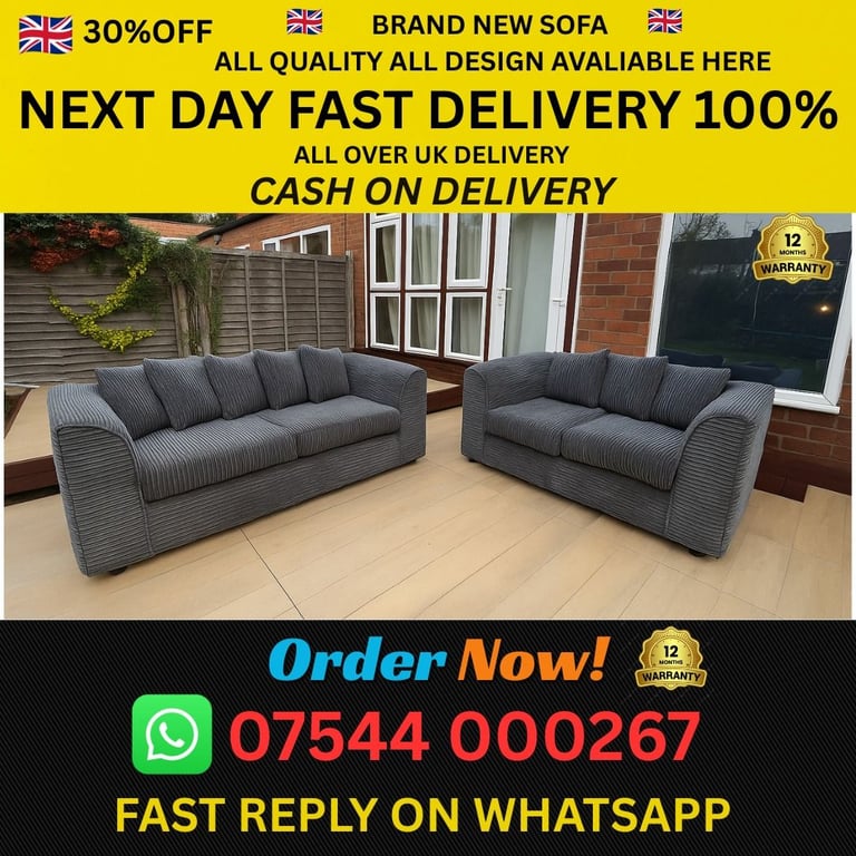 image for Modern Corner & 3+2 Sofas – Stylish Comfort for Every Home