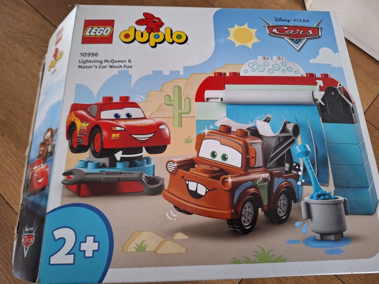 Lightning McQueen Maters Car Wash Fun Duplo 
