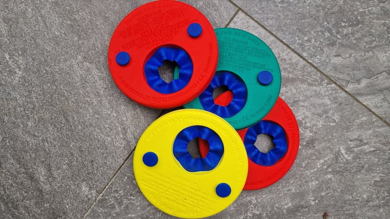 image for Free Delphin swimming discs X4