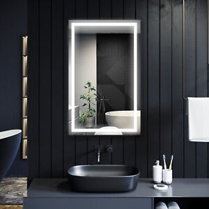 image for New Sliding Door Led Cabinet Bathroom Mirror 430 x 690mm RRP £190 Our Price £130