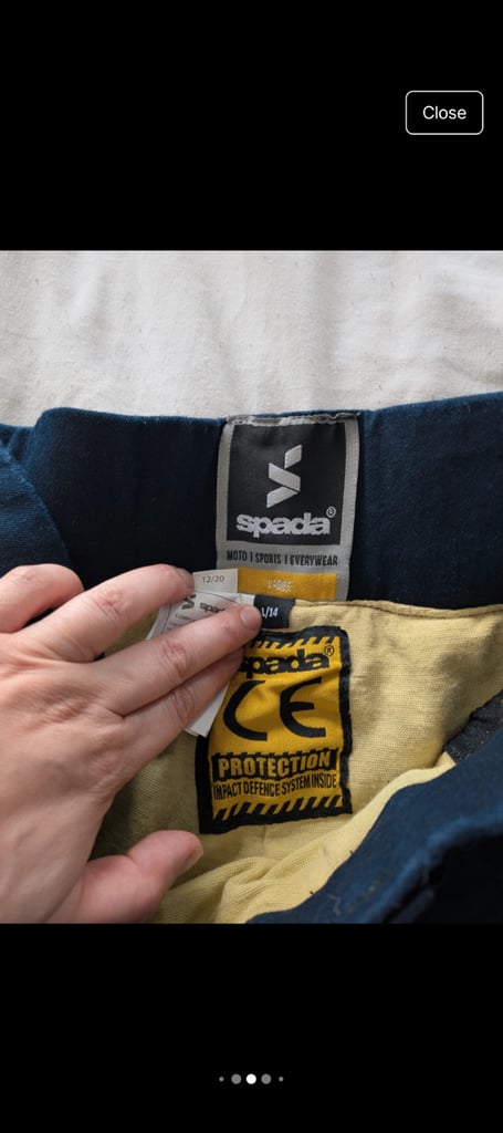 Spada size 14 motorcycle jeggings 