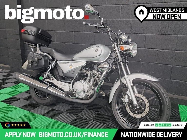 2012 62 YAMAHA YBR125 CUSTOM FINANCE SPECIALISTS APPLY NOW