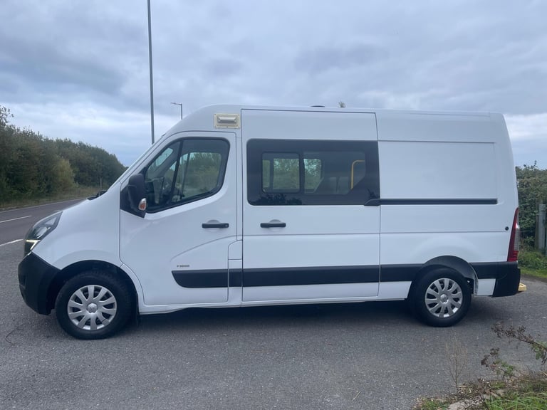 2021 Vauxhall Movano (71) 2.3 CDTI 135 MWB L2 6 SEATER CREW CAB IDEAL CAMPER DAY VAN Crew Van Die...