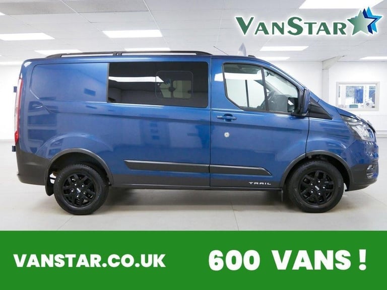 image for 72 TRANSIT CUSTOM 320 2.0 EBL 170 BHP SWB TRAIL EDITION CREWCAB 5 SEATER ( NAV )