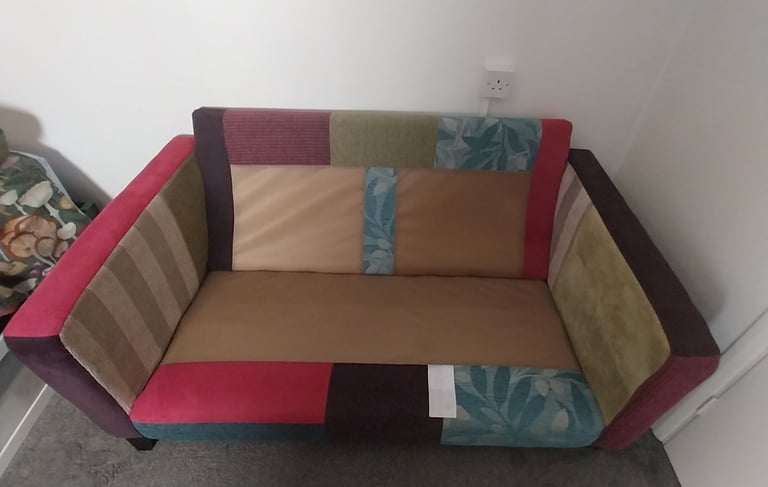 2Seater Sofa Pretty Patchwork Style RM9