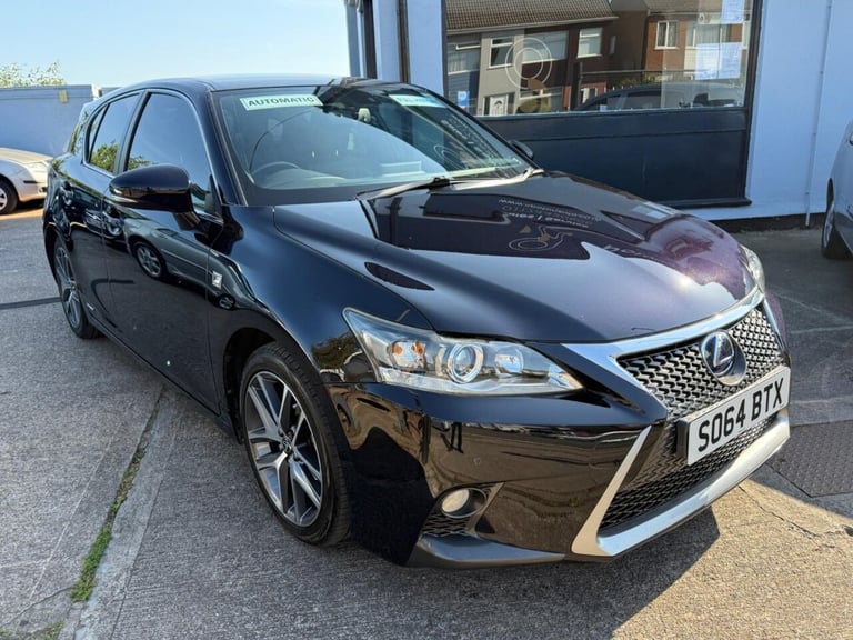 2014 Lexus CT 1.8 200h F Sport CVT Euro 6 (s/s) 5dr Hatchback PETROL/ELECTRIC Automatic