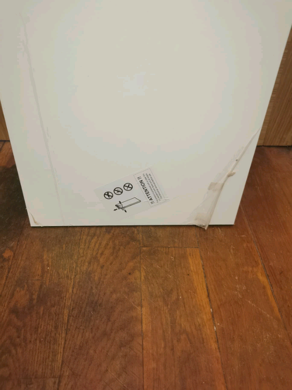 Harmony Furnishings Cupboard Full Door High Gloss White New