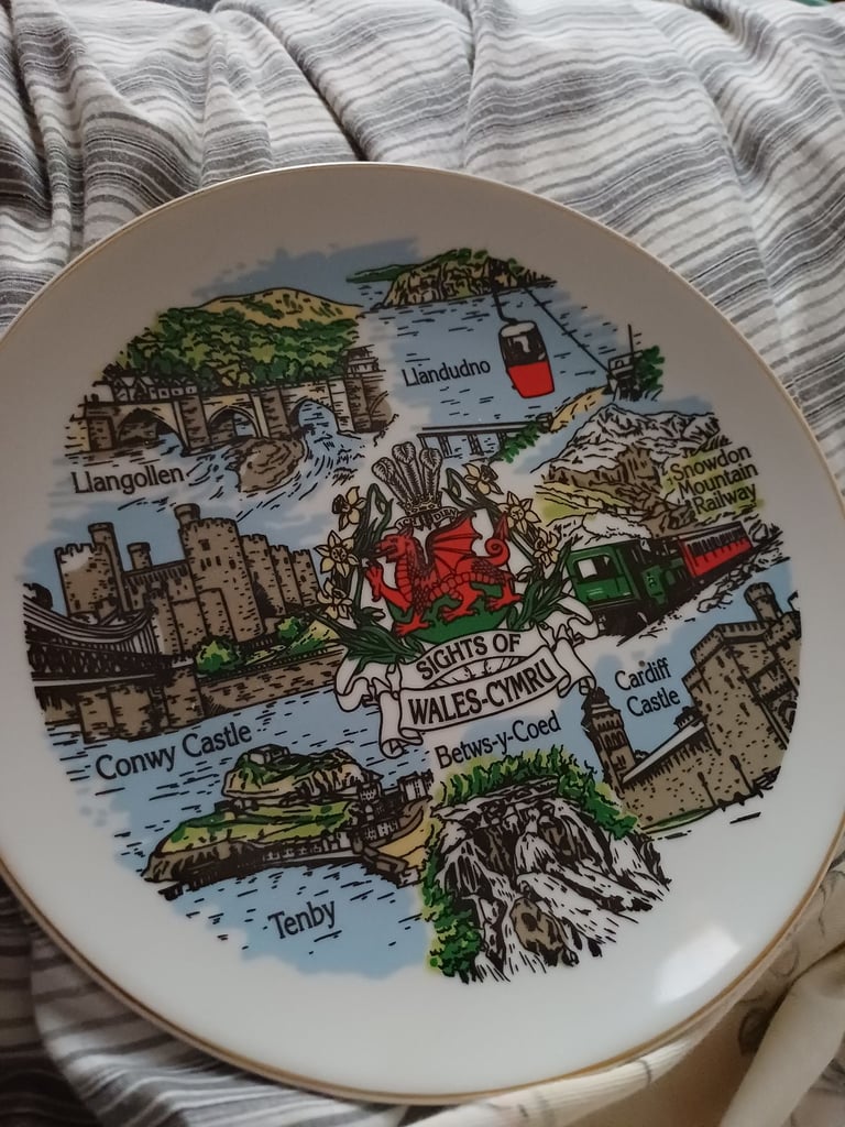 image for Welsh decoration plate