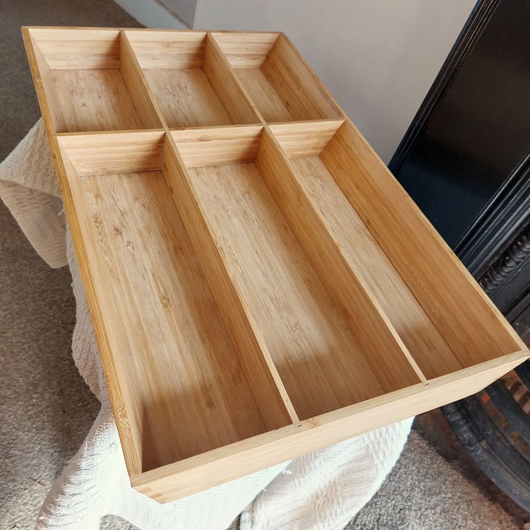Large Ikea Variera Wooden Drawer Cutlery Tray 