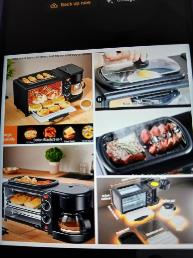 image for Breakfast mini oven coffee maker 