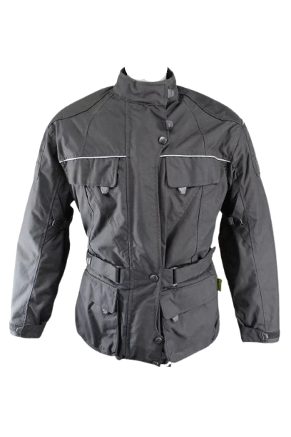 B-Square Men's Black Textile Motorcycle Jacket Size XL 54/56 Armoured