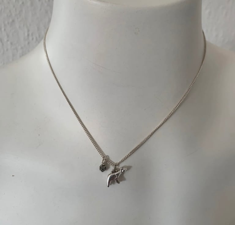 image for Hultqvist Nordic Navigation Polar Bear Necklace - Silver