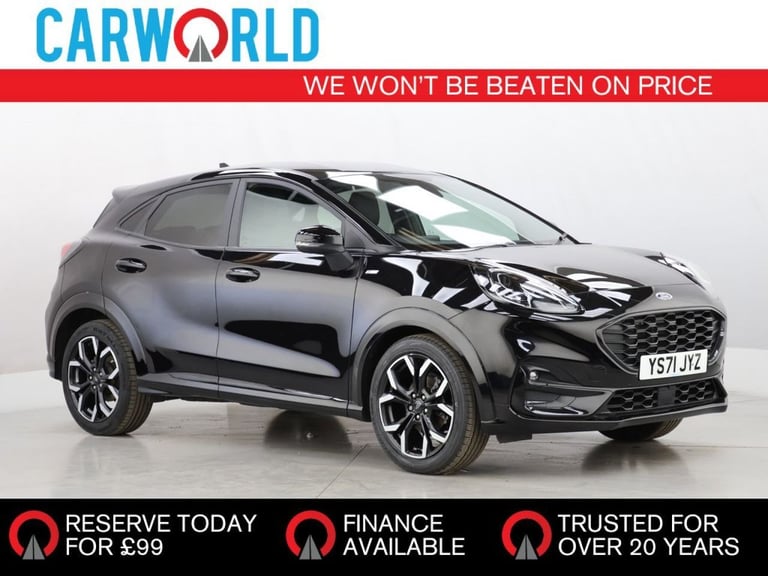 image for 2022 Ford Puma 1.0T EcoBoost MHEV ST-Line X SUV 5dr Petrol Manual Euro 6 (s/s) (155 ps) HATCHBACK...