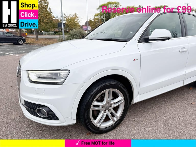 2012 Audi Q3 2.0 TFSI S line SUV 5dr Petrol Manual quattro Euro 5 (s/s) (170 ps) ESTATE Petrol Ma...