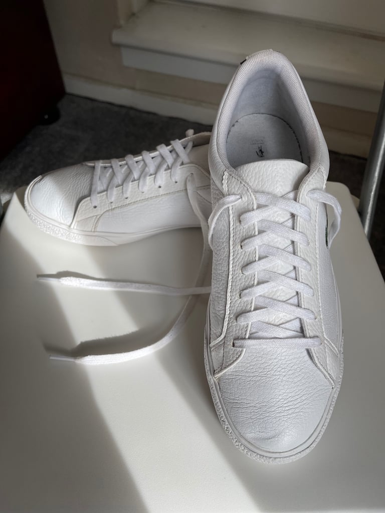 image for Lacoste Lerond 220 1 Smart Mens Leather Lace Up Sneakers Size 8 UK