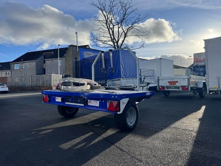 REDUCED PRICE!! SINGLE MOTORBIKE TRAILER WITH REMOVABLE BIKE RACK 750KG
