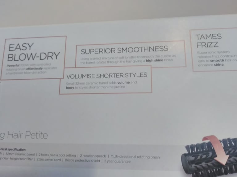 Babyliss (Hot Air Brush) Big Hair Petite. Model 2886U