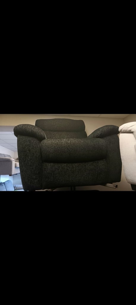 Black sofa plus chair