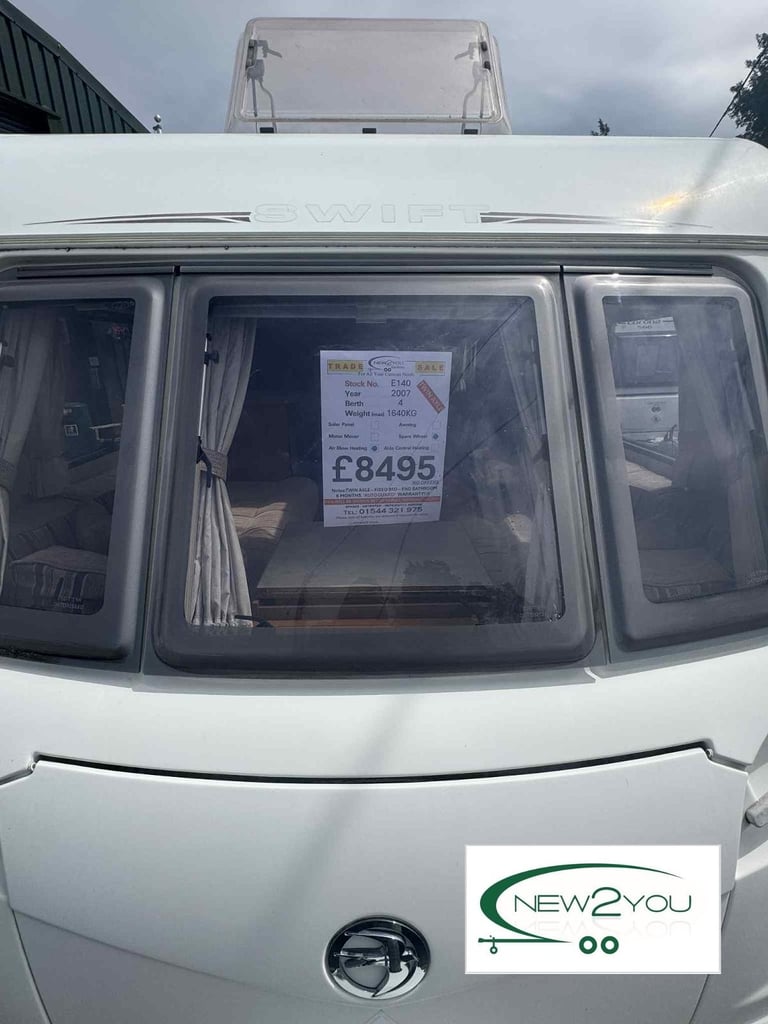 2007 Swift Charisma 620 4 Berth Fixed Bed Caravan - STOCK E140 - HUGE SALE!!
