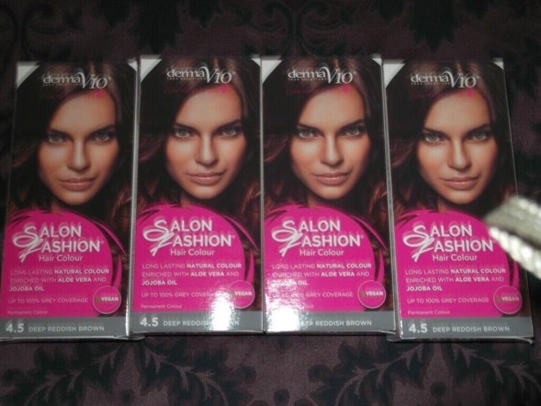 image for Permanent Hair Dye x 4  Deep Reddish Brown (Inchture)