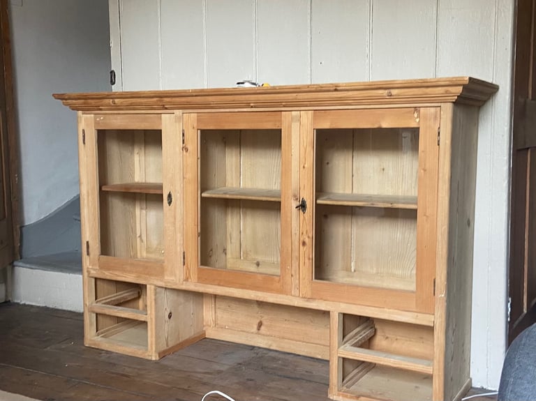 Pine dresser top cupboard