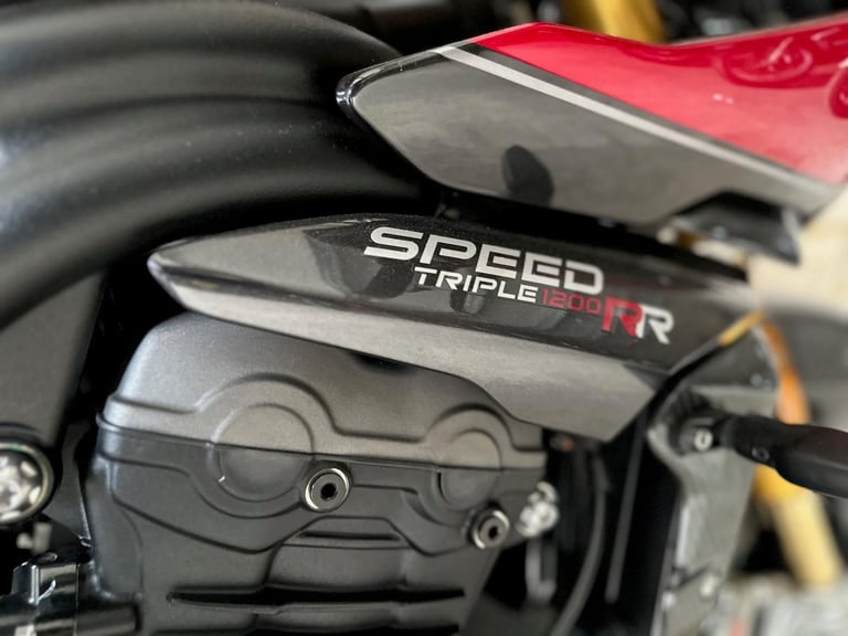 Stunning Low Mileage 2021/71 Triumph Speed Triple 1200 RR Motorcycle 