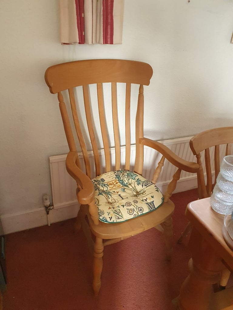 image for Large hardwood Chair