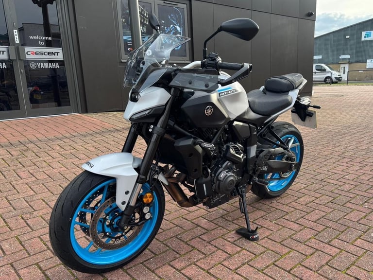 YAMAHA MT-07 Y-AMT 2025 - 1 OWNER - 249 MILES - ICE STORM - EXTRAS FITTED