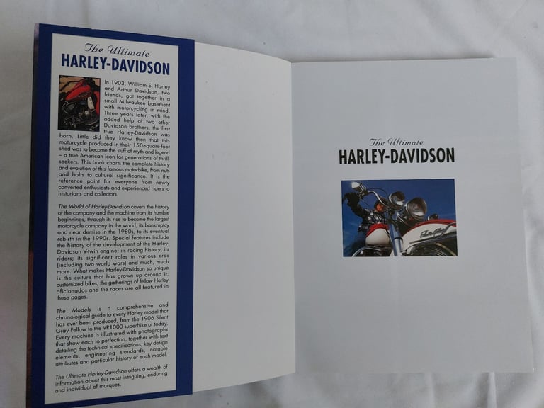 Various Harley Davidson books