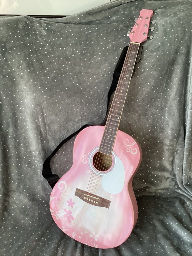 Martin Smith Acoutic Guitar with stand