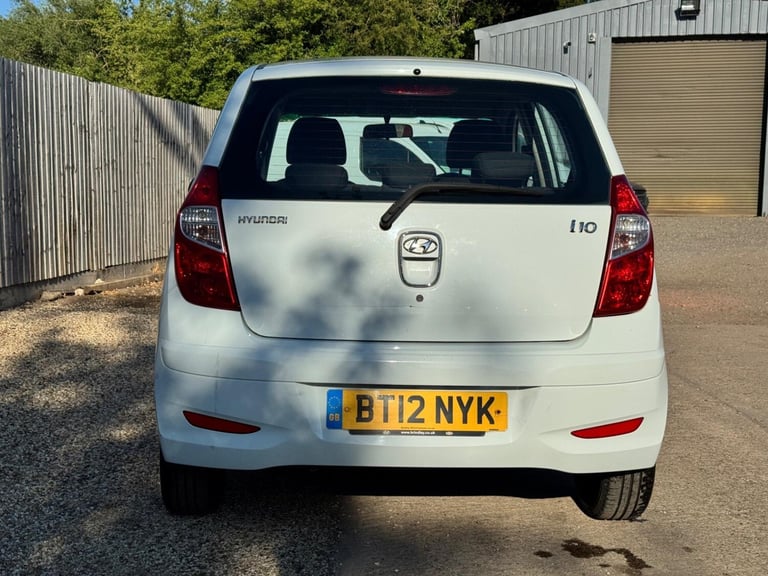 2012 Hyundai i10 1.2 Classic Euro 5 5dr HATCHBACK Petrol Manual