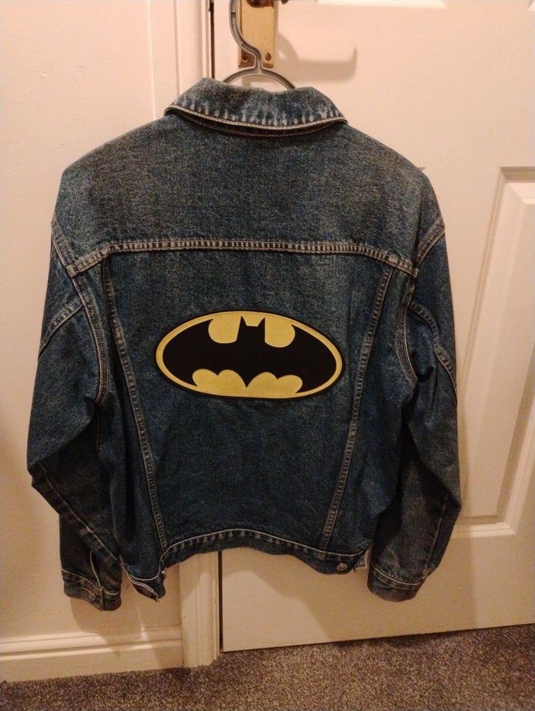 REDUCED Rare Vintage Batman Denim Jacket