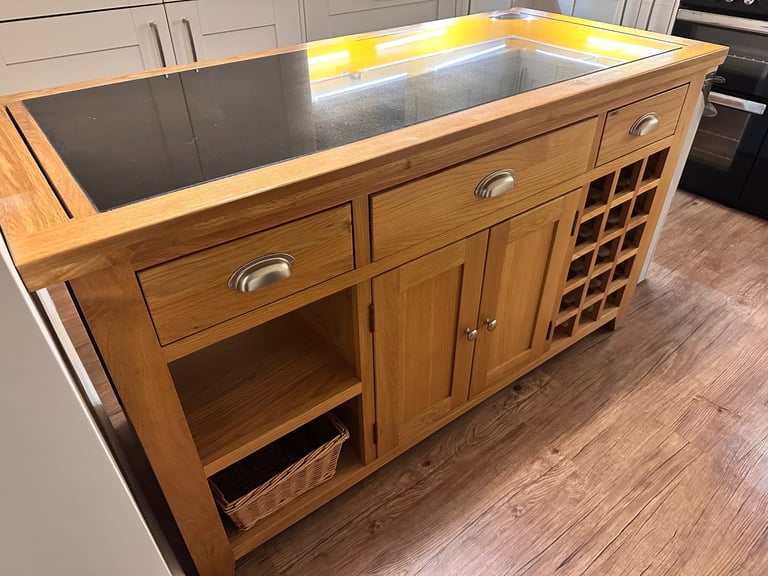 Oak Kitchen Island unit
