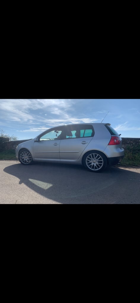 image for 4x Golf GT 5x112 Alloys, one needs a centre cap, tyres in decent condition.