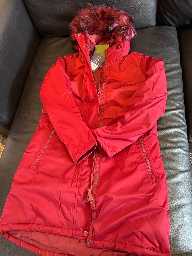 image for Regatta Lyanna Waterproof Parka – Cabernet – Size 10 / S