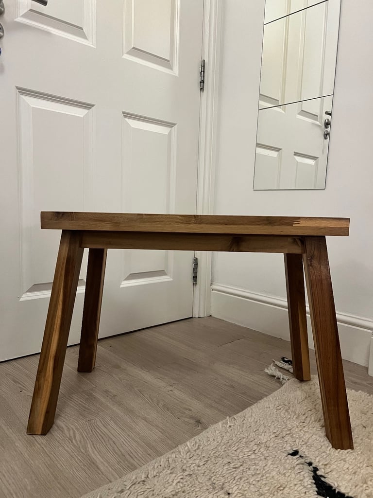 Rare IKEA SKOGSTA Small Bench acacia