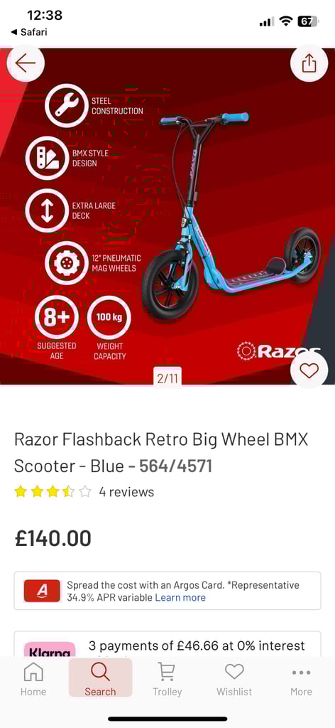 Child Scooter - BMX style