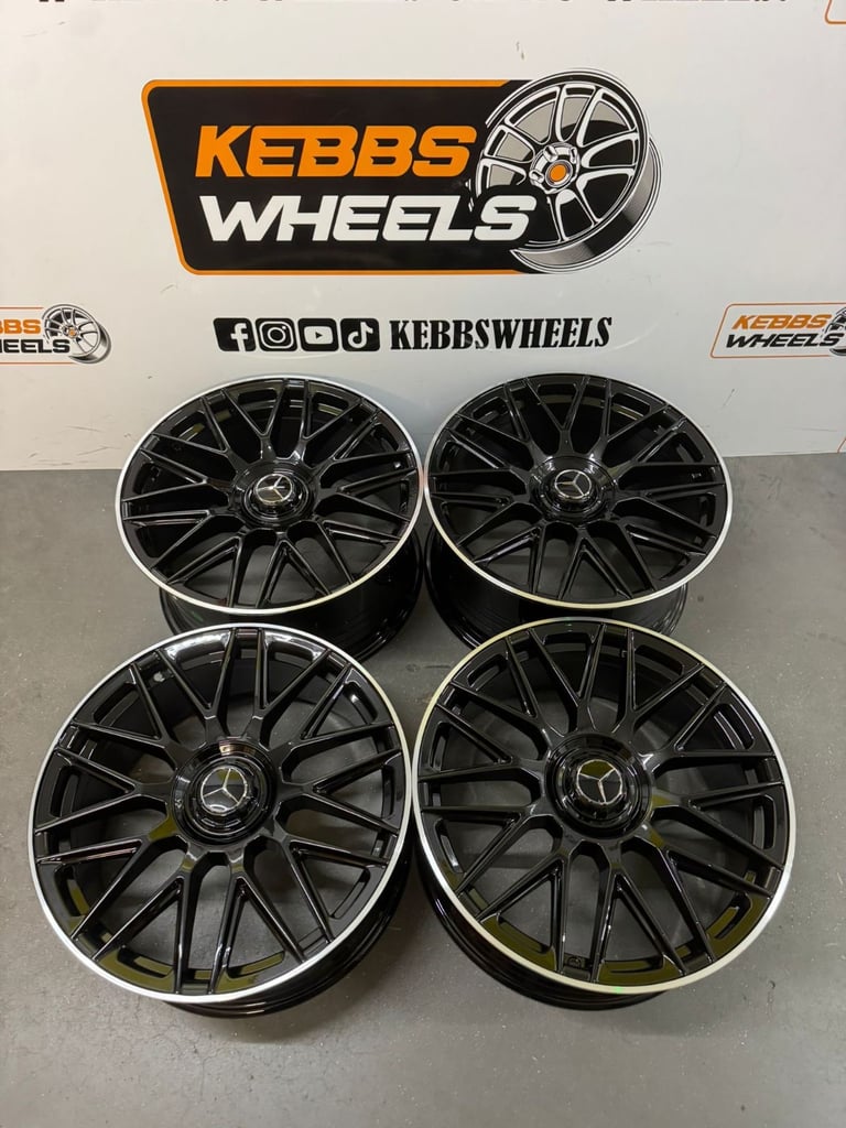 19" MERCEDES C63 AMG MULTISPOKES REPLACEMENT ALLOY WHEELS C CLASS E CLASS S CLASS 